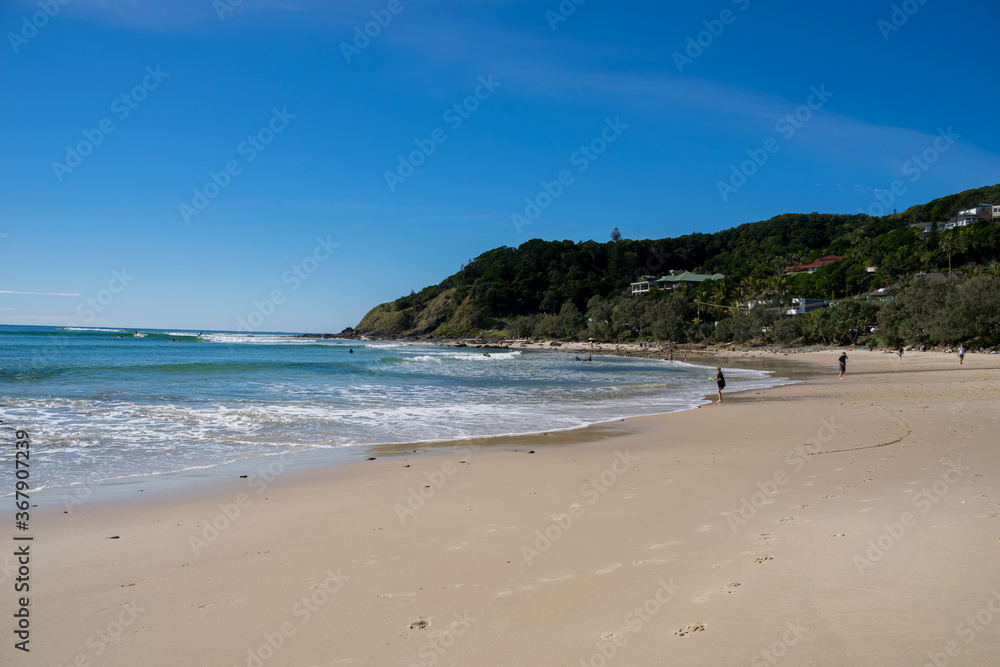 Panoramic beach view from NSW, Australia, Sydney 2018