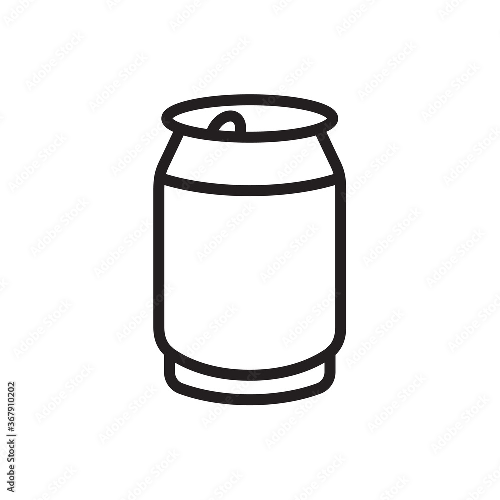 Soda can icon vector illustration. Soda can icon vector illustration.