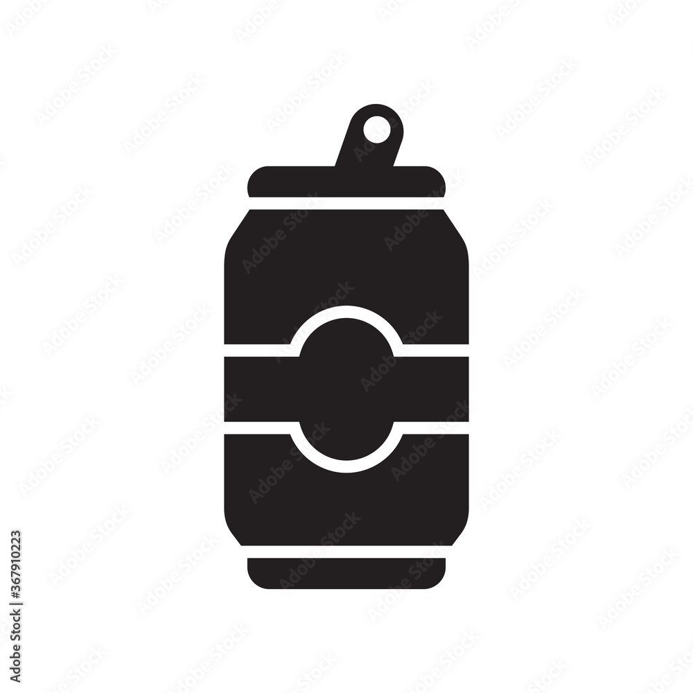 Obraz premium Soda can icon vector illustration.
