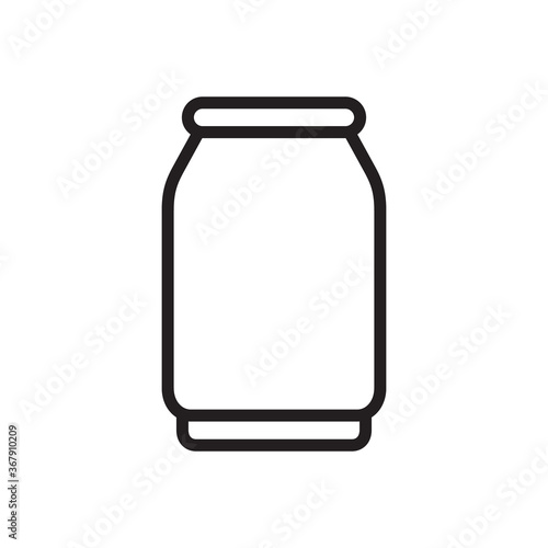 Soda can icon vector illustration.