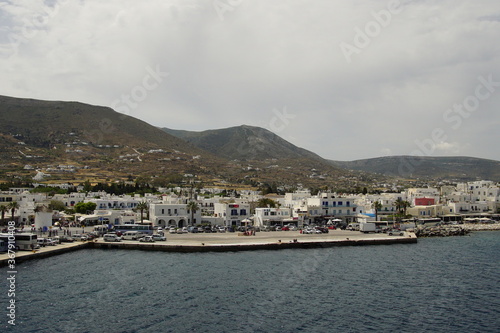 town on the island in Greece, Europe