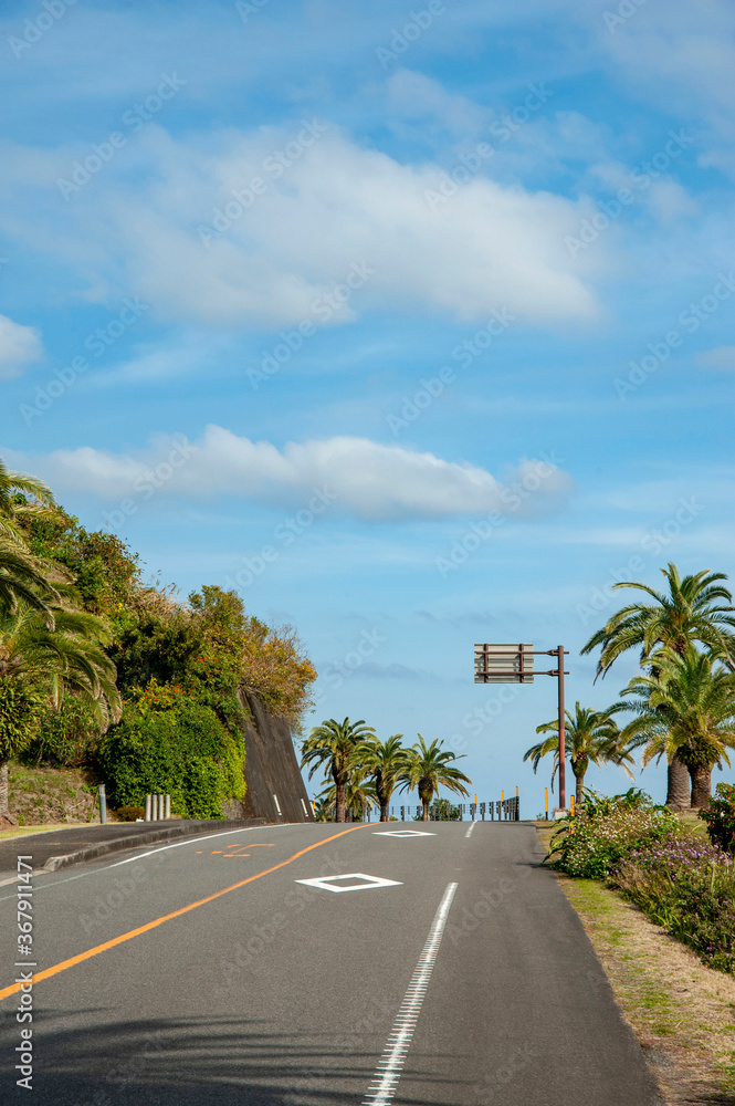 日南海岸沿い、ひむか神話街道 日南海岸沿い、ひむか神話街道