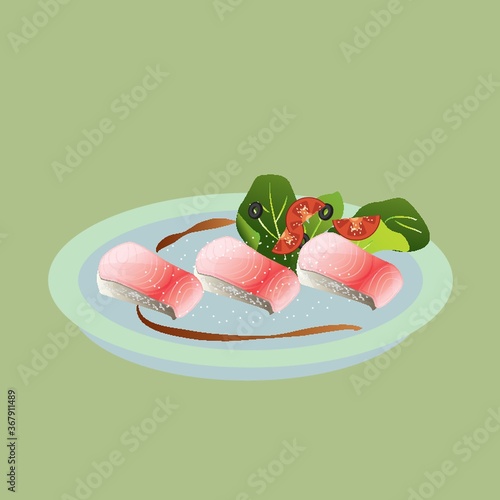 fish sashimi
