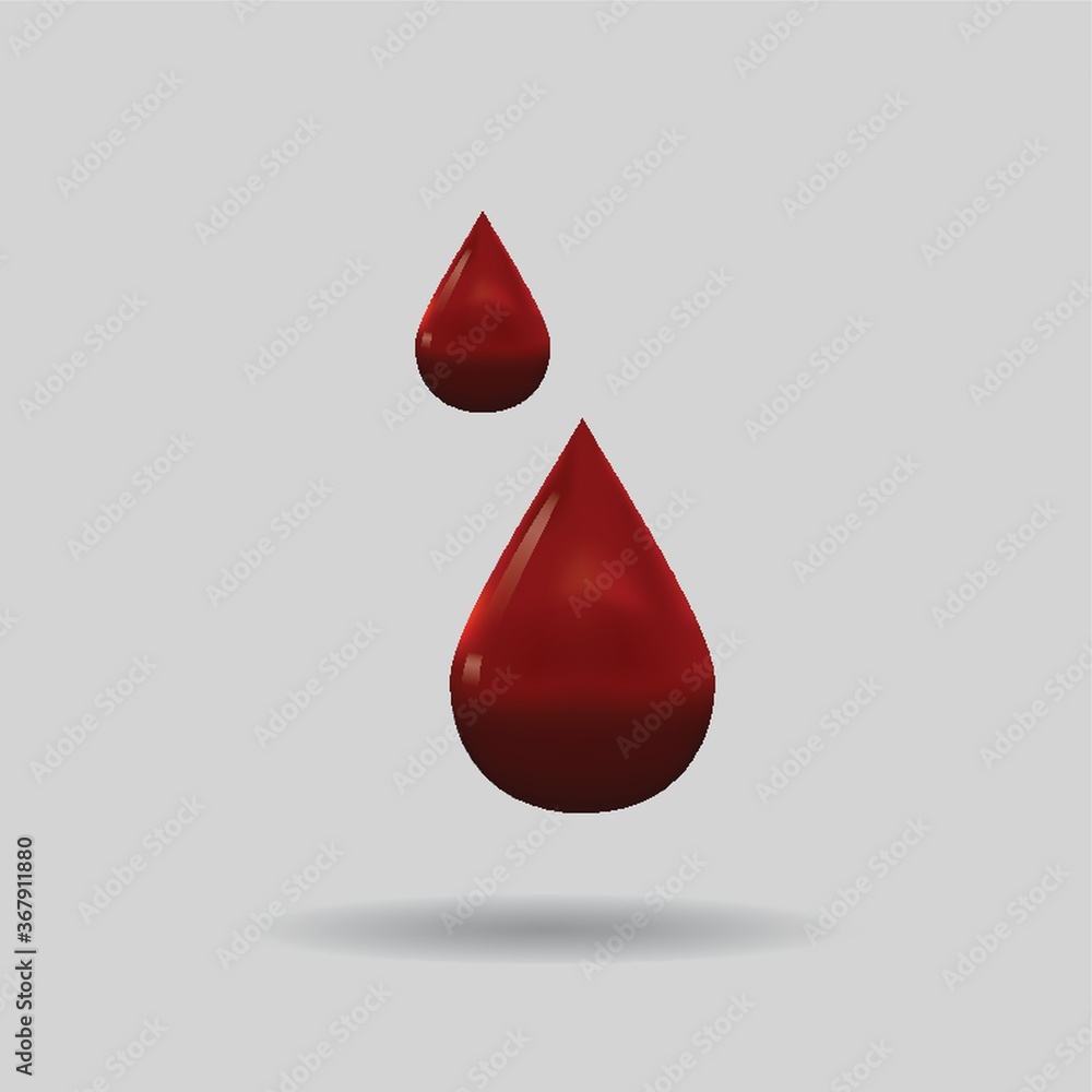 Fototapeta premium blood drops