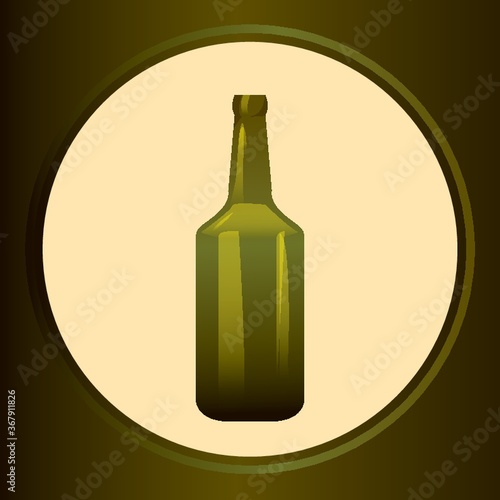 glass bottle