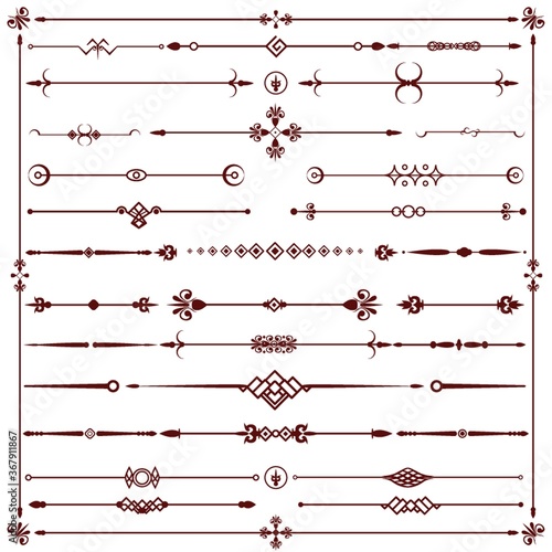 calligraphic design elements