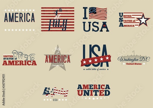 Free Download usa design collection - GFXLoad