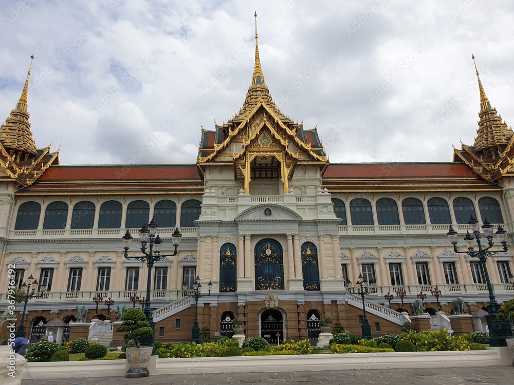 View of famous landmarks in Thailand the Grand Palace Bangkok, Thailand July 1st,2020