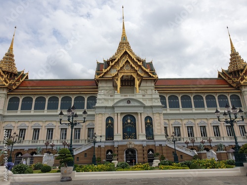 View of famous landmarks in Thailand the Grand Palace Bangkok, Thailand July 1st,2020 © Lisabkk