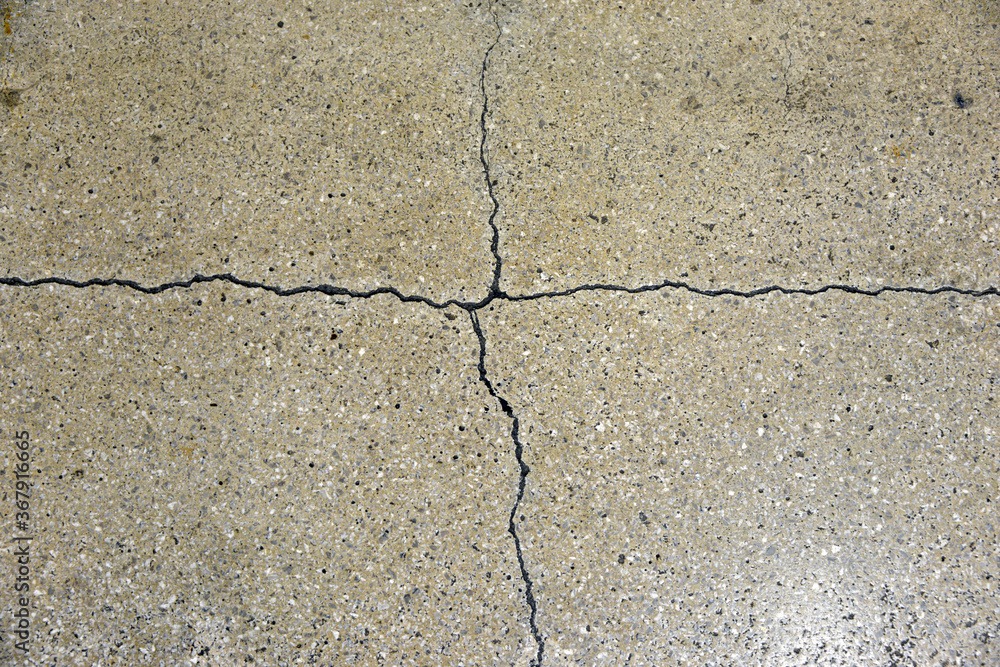 Obraz premium 大理石床面のひび