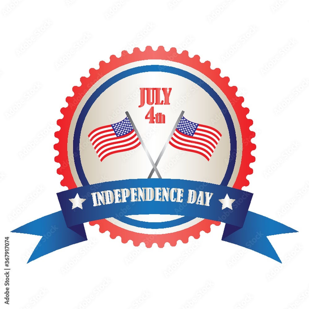 usa independence day label usa independence day label