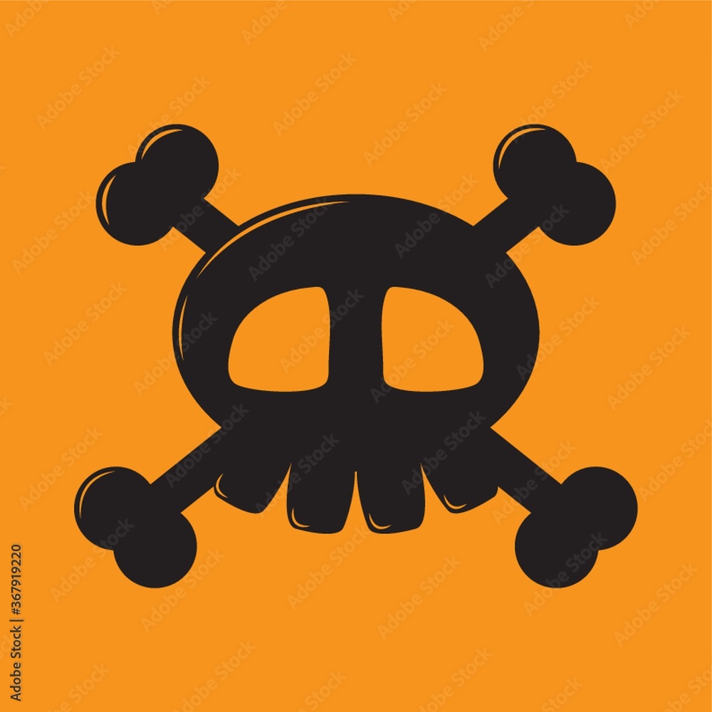 skull with crossbones skull with crossbones