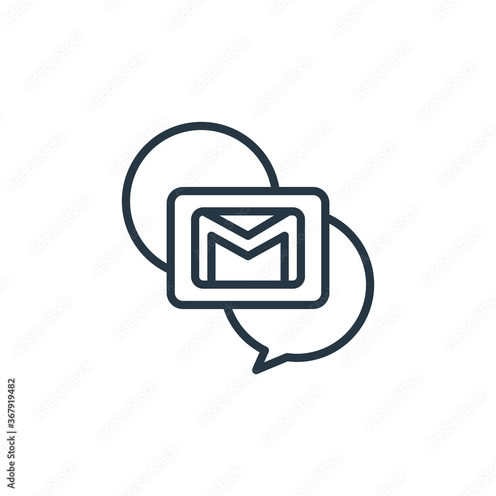 Gmail Simple vector icon. Modern, simple flat vector illustration for web  site or mobile app Stock Vector Image & Art - Alamy