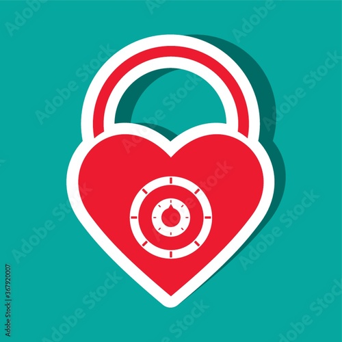 heart shaped lock