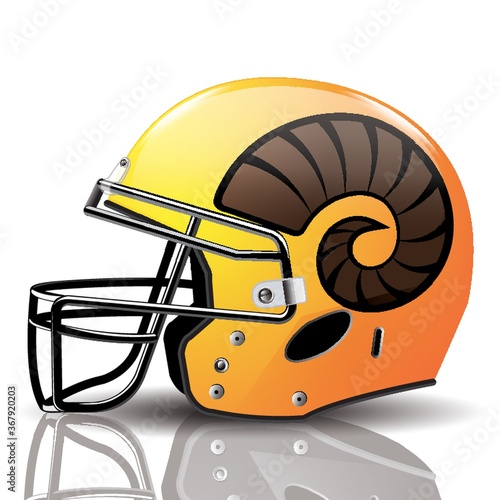 american football helmet