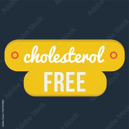 cholesterol free label
