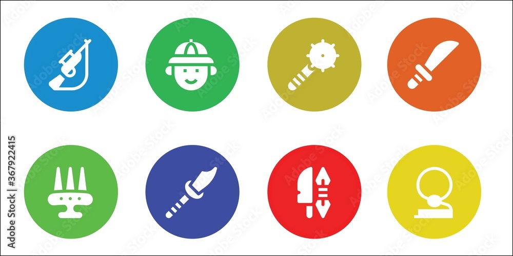 Modern Simple Set of rifle Vector filled Icons Modern Simple Set of rifle Vector filled Icons