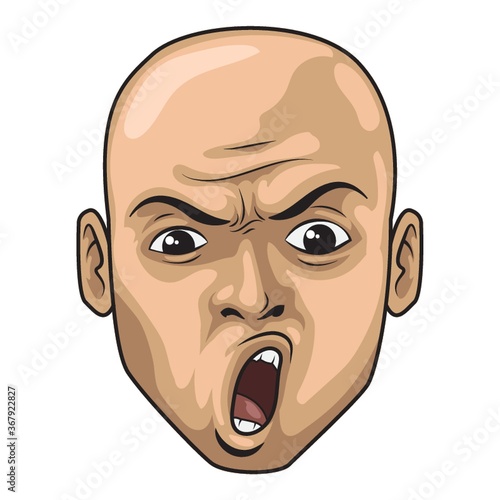 angry man
