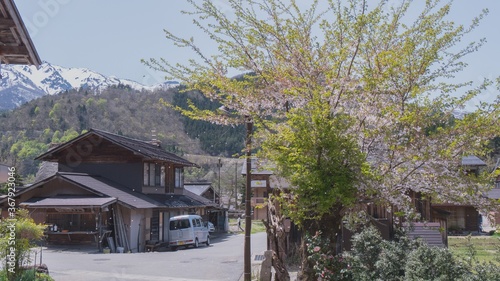 View of Shirakawa-go. UNESCO village in the Japanese Alps. © Robin Veret