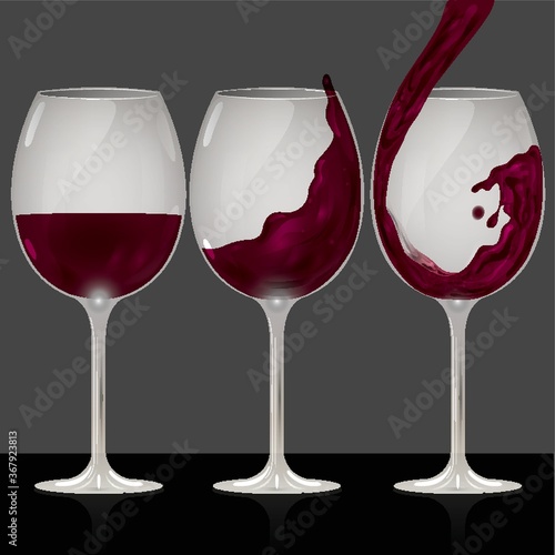 set of wine glasses icon