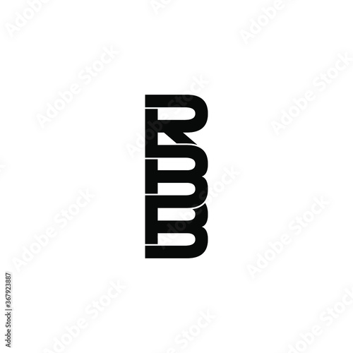rbb letter original monogram logo design