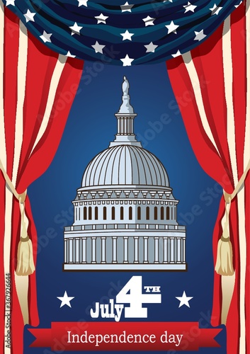 Wallpaper Mural US independence day poster Torontodigital.ca