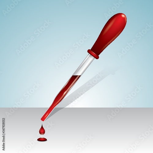 pipette blood dropper