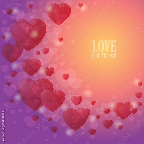 love is in the air card