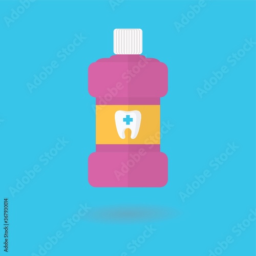 A mouthwash illustration.