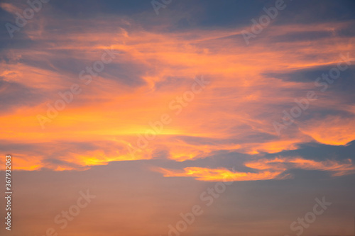 Sky background on sunset. Nature composition © SUNGYOON