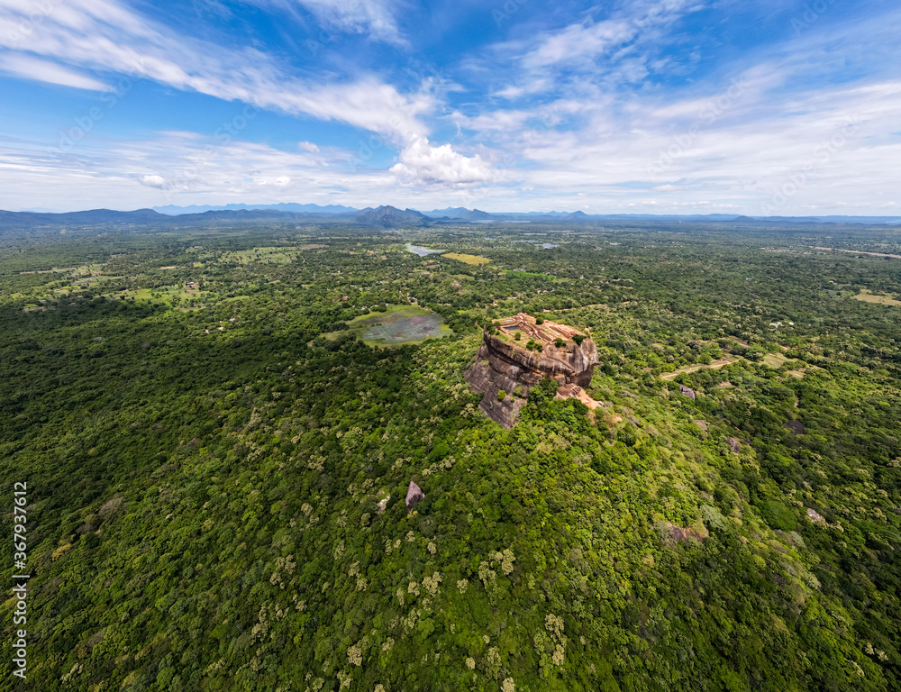 Sigiriya Rock Fortress a UNESCO World Heritage Site in Sri Lanka and the 8th Wonder of the World
