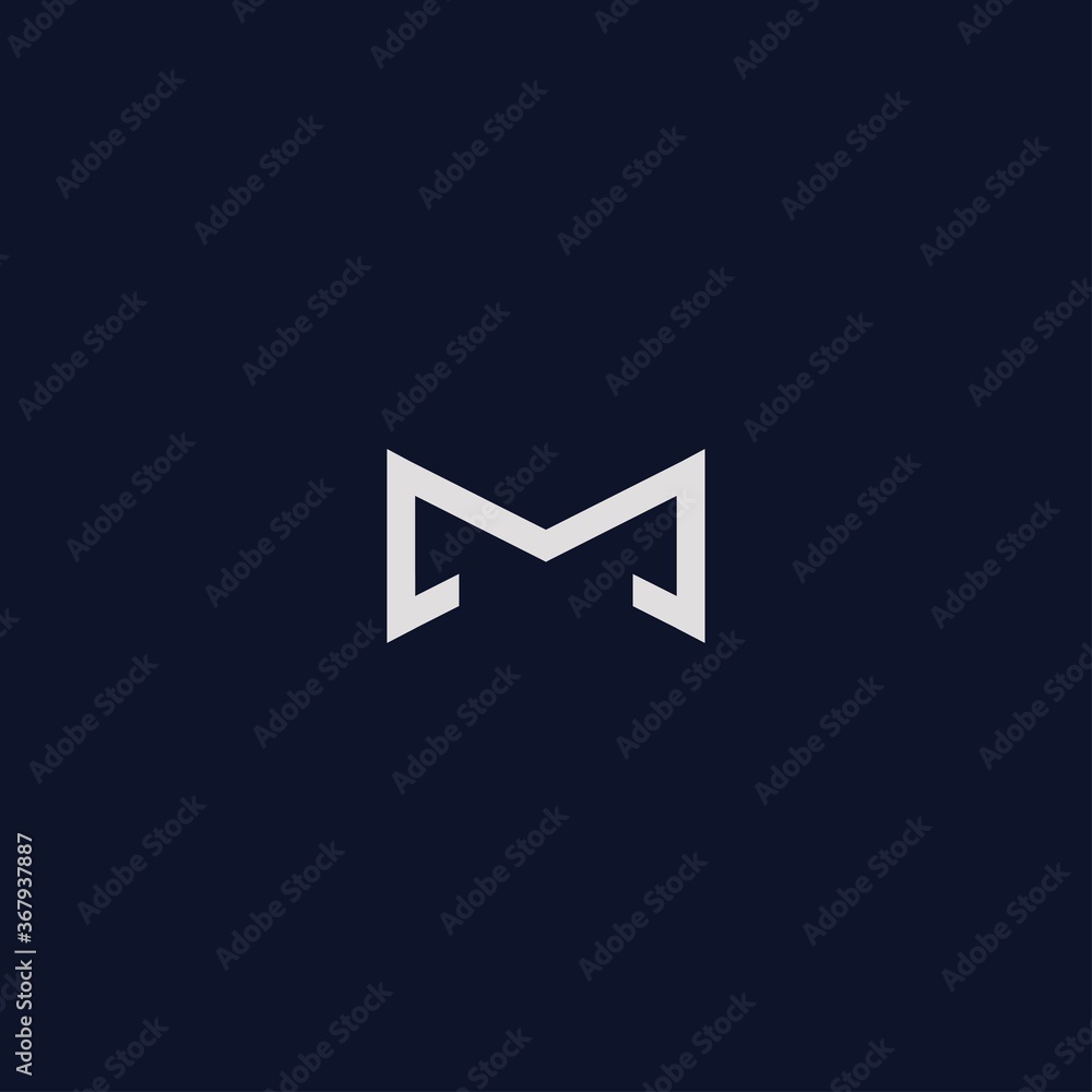 initials logo letter M elegant and professional initials logo letter M elegant and professional