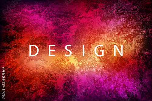 Abstract texture design in red and purple with glitter, chaotic multicolored ripple pattern