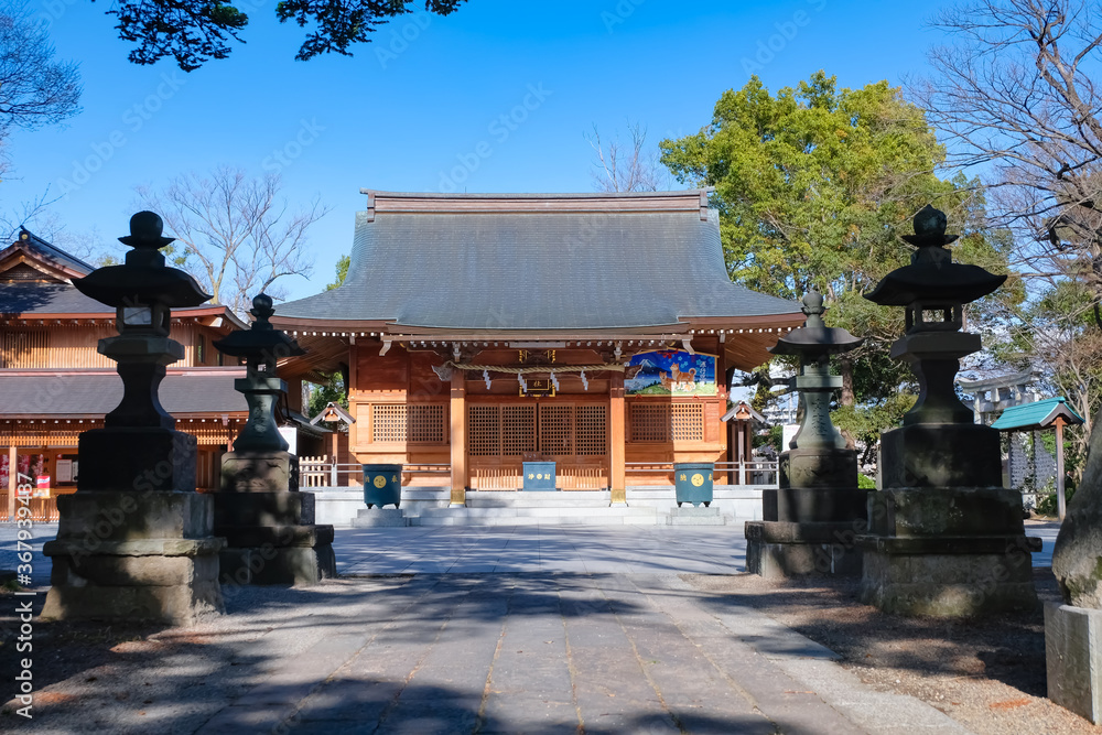 蕨市 和楽備神社 拝殿