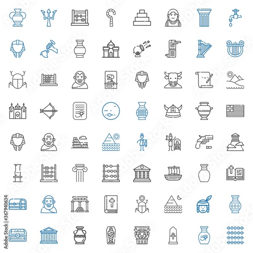 ancient icons set