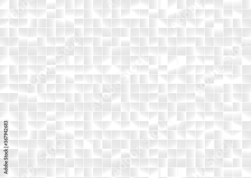 Abstract pattern white and gray square grid pixels background and texture.