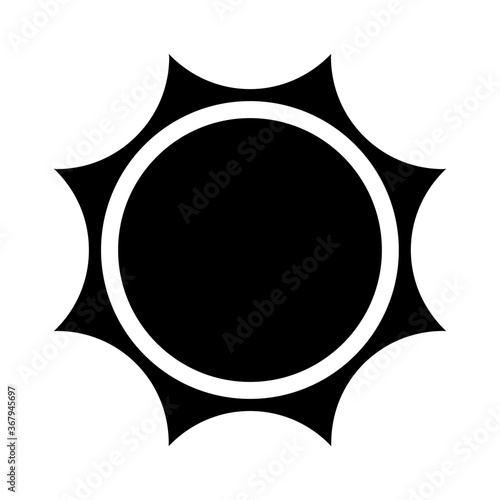 Sun light icon