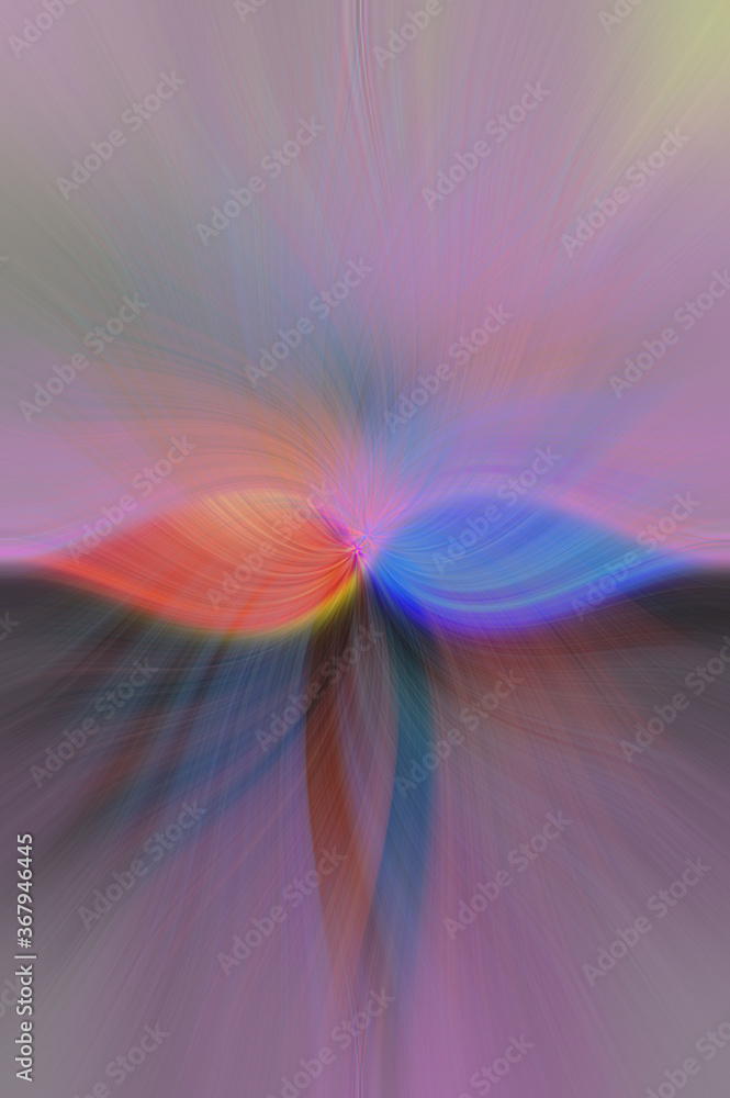 Colorful and abstract twirl made in an artistic way Colorful and abstract twirl made in an artistic way