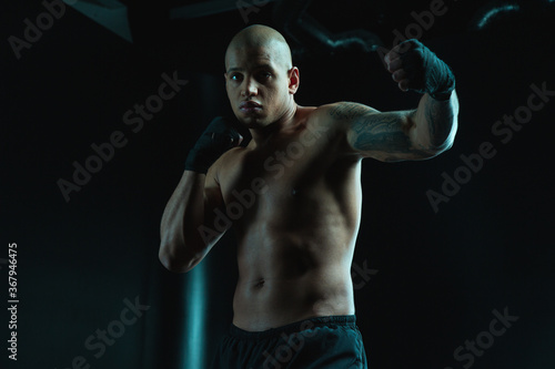 Professional boxer looking ready for the fight © shevchukandrey