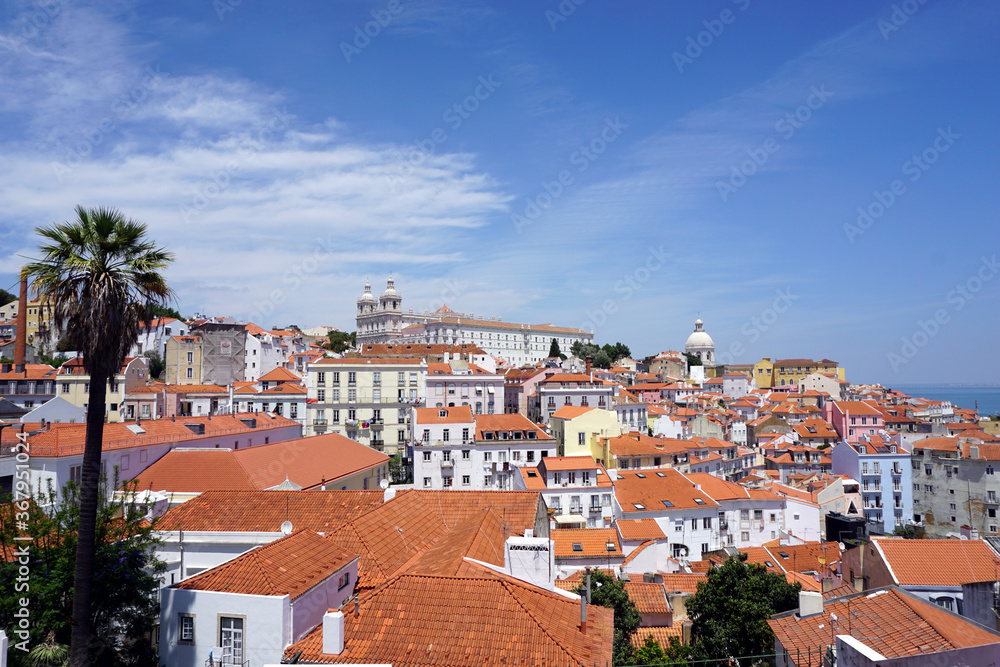 Lisbon, panoramic city views, Alfama