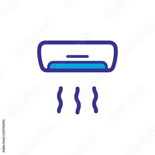 ac icon vector design trendy