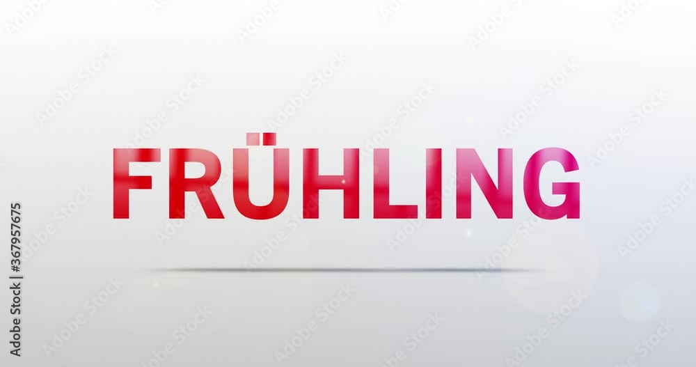 Frühling. Partikel Logo. Text Animation. Rotes Logo auf Hintergrund weiß/grau. Drehung. Hochwertiges 4k Video Frühling. Partikel Logo. Text Animation. Rotes Logo auf Hintergrund weiß/grau. Drehung. Hochwertiges 4k Video