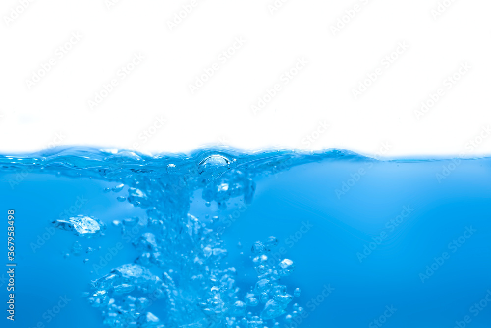 Water droplets moving in waves Water droplets moving in waves
