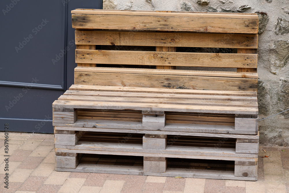 recycled wood garden chair lounge on the terrace make in diy wooden pallets recycled wood garden chair lounge on the terrace make in diy wooden pallets