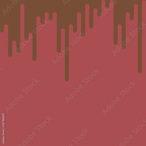 Redwood color Abstract Rounded Color Lines halftone transition background illustration