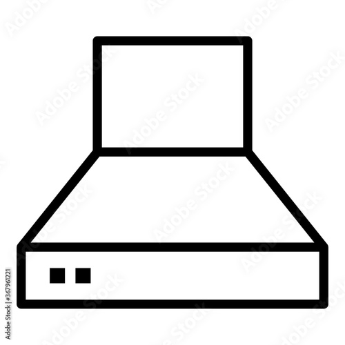 Ceiling hood icon