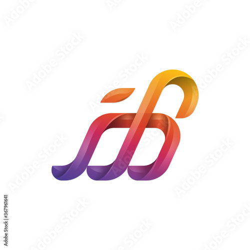 colorful monogram letter ifm logo premium vector