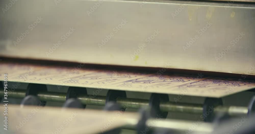 Manufacturing printed circuit board PCB, macro shot with shallow focus. Manufacturing printed circuit board PCB, macro shot with shallow focus.