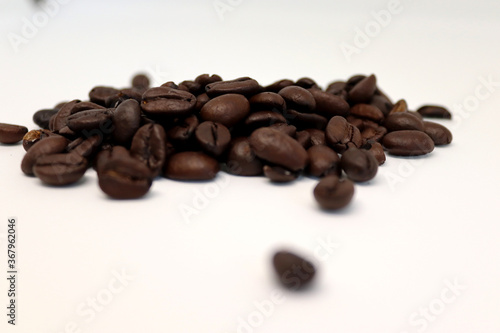 Roasted coffee beans for espresso 