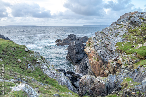 The coastline at Dawros in County Donegal - Ireland. photo